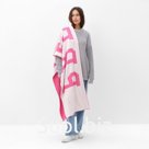 Шарф женский двусторонний MIST розовый, размер 47*226см