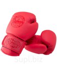 Перчатки боксерские BGS-V012, красный, 12 oz