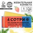 Жевательная конфета «Сотри», 10 г.