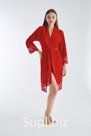 0431  Халат женский  Nusa Niki Kadife L/XL красный