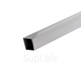 Трубы нержавеющие электросварные ЭСВ квадратные 100х2 матовая имп ASTM A554, длина 6 м, марка AISI 304 (08Х18Н10)