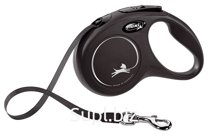 Поводок-рулетка Flexi New Classic tape S 5m 15 kg black