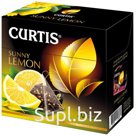 Чай Curtis "Sunny Lemon", черный, аромат, 20 пакетиков-пирамидок по 1,7г