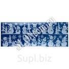 Наклейка новогодняя "Зимний пейзаж" 59,5*21 см