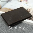 Визитница, 1 ряд, 18 листов, игуана, цвет коричневый