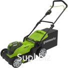 Газонокосилка аккумуляторная Greenworks G24×2LM41, без АКБ/ЗУ, 24 В, 50 л, 2800 об/мин