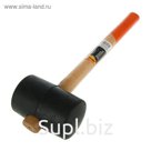 Киянка резиновая Sparta, 910 г, черная резина, деревянная рукоятка