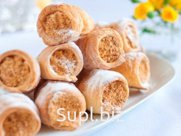 Трубочка из слоеного теста с кремом из вареного сгущенного молока и сливок в обсыпке из крошки слоеного теста
Вес: 2,0 кг
Срок хранения: 30 суток