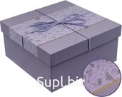 Gift box 19.5x19.5x9.5 cm Color: lilac