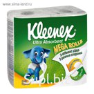 Полотенца бумажные Kleenex Premium, 2 слоя, 2 рулона