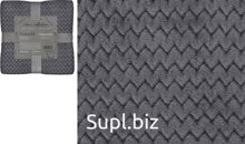 Decorative bedspread Zigzag flannel, 180x200cm, density 250g/m2
