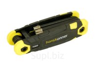 Набор ключей TORX, 8шт, T9-T40, S2, Hanskonner