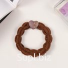 Резинка для волос «Пени», сердце, 5.5 см, МИКС