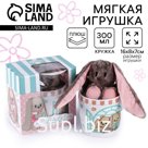 Подарочный набор «Зайка Li», игрушка в кружке, 16 см
