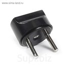 Сетевой переходник REXANT "ПИТЕР" черный , 11-1067