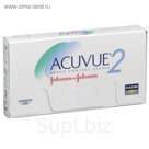Контактные линзы Acuvue 2, -2/8,3, в наборе 6шт