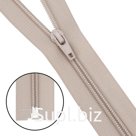 Молния витая т5 1 замок 40см (572 св.бежевый), 10 шт
