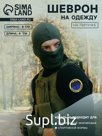 Шеврон на одежду «Разведка», на липучке, d=8 см, разноцветный