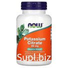 БАД «Now Foods» Potassium Citrate, 99 mg, 180 капсул