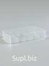 Коробка под 5 эклеров, прозрачная, складная PVC, 25×15×5 см