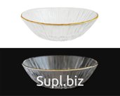 Salad bowl Ribbed d12cm, glass
