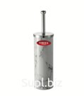 Ершик для туалета с подставкой и закрытой колбой из нерж.мрамор Vertex-Nyo* 2481-VS *6*