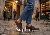 Полуботинки Женские Коричневые