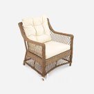 Кресло Impero (без упаковки) Американский орех, RAL 8011, Calista 2, тр4