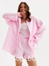 Костюм женский (блузка, шорты) MINAKU: Casual Collection цвет розовый, размер 48