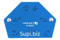 HOEGERT Шестигранный магнитный угольник для сварочных работ 11,5кг, размер: 100х69х16мм