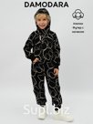 Комбинезон, Мишки на черном,  арт. 03122 (116 см)
