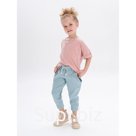 Костюм: футболка и брюки детский Jump, рост 92-98 см, цвет розовый, мятный