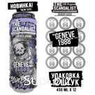 Безалкогольный энергетический напиток (энергетик) The Scandalist Geneve1988 со вкусом черничного пончика
