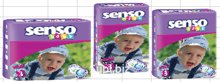 Детские подгузники "Senso Baby" (сегмент "средний") midi В3 (4-9 кг) 22 шт