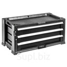 Тележка для инструментов NEO 84-227, 3 выдвижных ящика, 562х289х262 мм