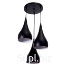 Светильник "Капля" 3х60Вт Е27 черный