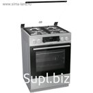 Плита Gorenje K634XF, комбинированная, 4 конфорки, 71 л, гриль, серебристая