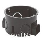uplast (1-2.sale) коробка уст. 68х40мм СУ для твердых стен стыков. винт. блоч. в ряд черн 010-044