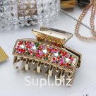 Краб для волос "Скерцо" 6 см звёзды