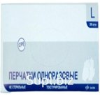 Перчатки СРЕ  прозрачные 100шт L, M