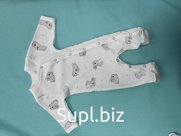 Комбинезон (слип) на кнопках Цвет: белый