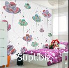 Фотообои флизелиновые встык "Цветы" 8,1 м2, 300х270 см, моющиеся обои флизелиновые на стену