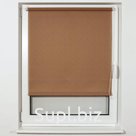 Штора рулонная BRABIX 120×175 см, текстура - лён, защита 55-85%, 200 г/м2, темно-беж.S-36, 606001