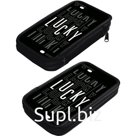 Пенал 2 секции, 125 х 205 мм, Calligrata "Lucky", ламинированный картон