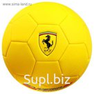Мяч футбольный FERRARI, размер 5, PVC, цвет жёлтый
