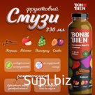 Смузи / Фруктовый десерт / Питьевое пюре «Бон Бьен» Корица 330 мл