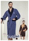 1140-1 Халат мужской Nysa Biyeli 3XL синий