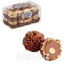 Конфеты FERRERO «Rocher», шоколадные, 200 г, пластиковая упаковка, 77070887
