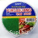 Лапша "ЮКЕДЗЯНГ (YUKGAEJANG) БОУЛ" 86 г острая со вкусом говядины чашка