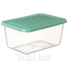 Контейнер для СВЧ и продуктов Idea, 2л, прямоугольный, 10*15*20см, фисташковый